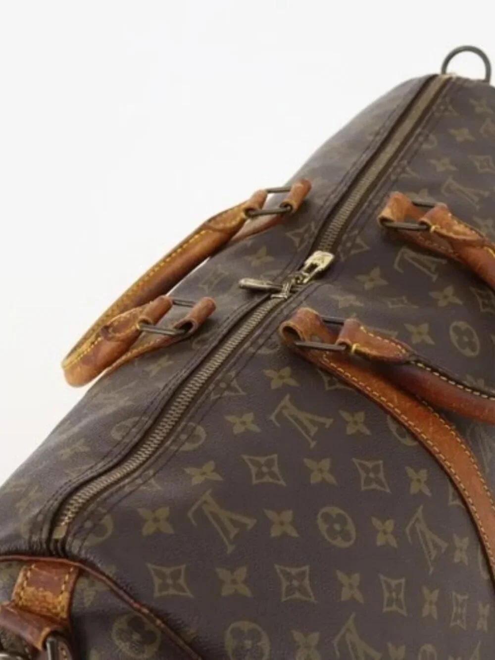 LOUIS VUITTON Monogram Keepall Bandouliere 50 Boston Bag M41416 LV Auth 174446